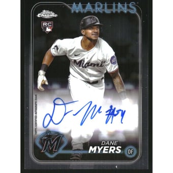 2024 Topps Chrome Rookie Autographs #RADMY Dane Myers