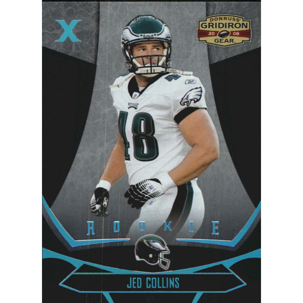2008 Donruss Gridiron Gear Platinum Holofoil X's #141 Jed Collins