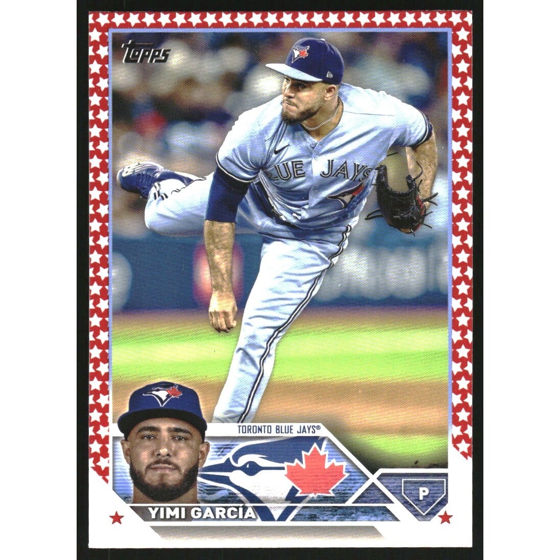 2023 Topps Update Independence Day #US235 Yimi Garcia. rookie card picture