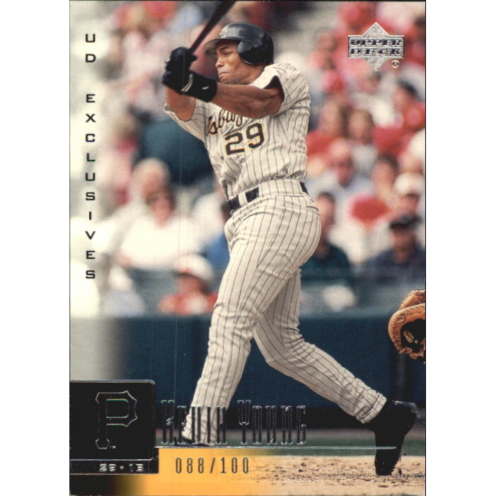 2001 Upper Deck Exclusives Silver #240 Kevin Young. rookie card picture