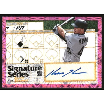 2019 Donruss Signature Series Pink Firework #31 Kevin Kramer