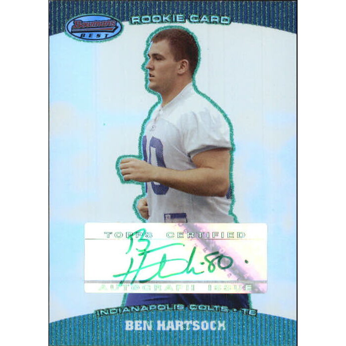 2004 Bowman's Best Green #180 Ben Hartsock AU