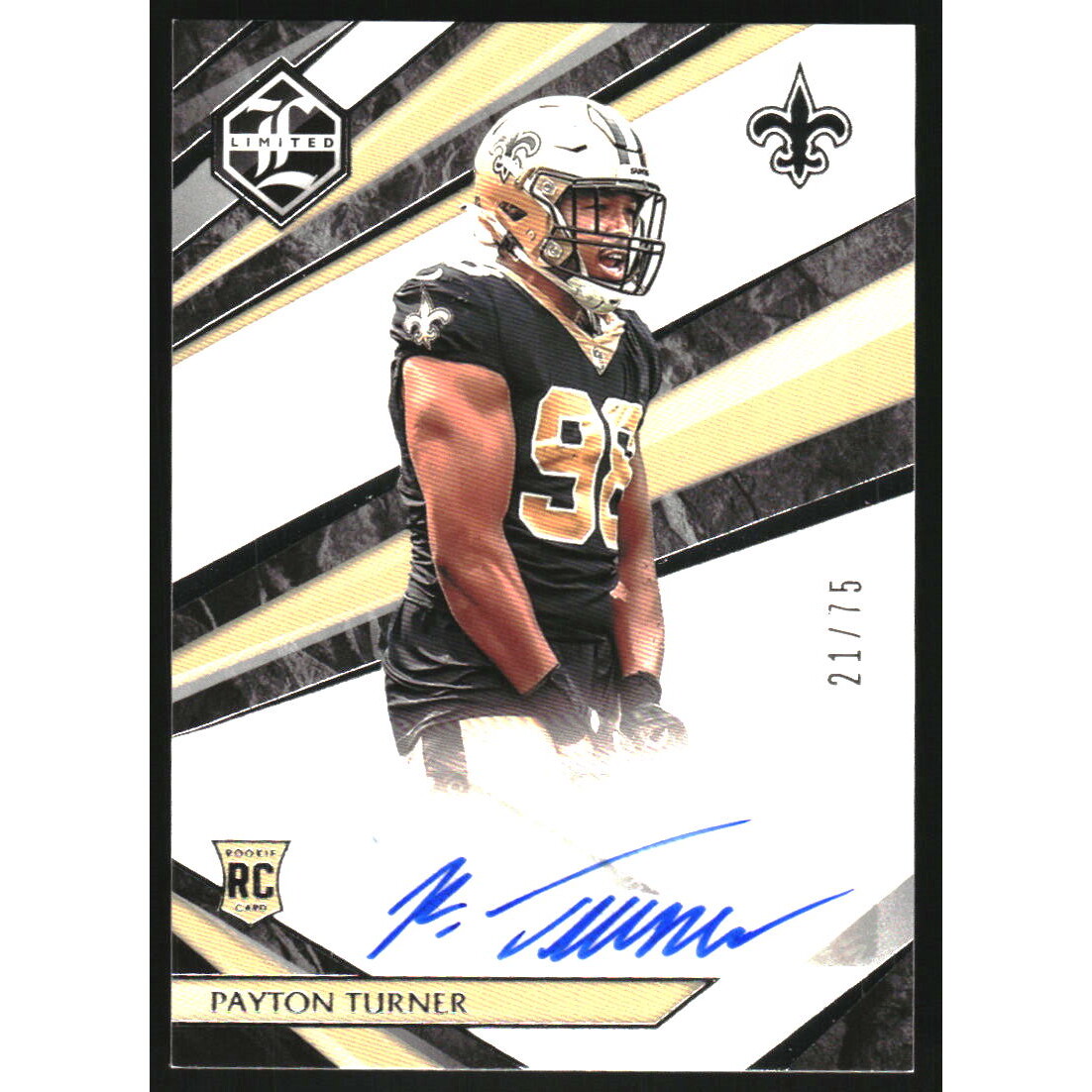 2021 Limited Silver Spotlight #195 Payton Turner AU/75