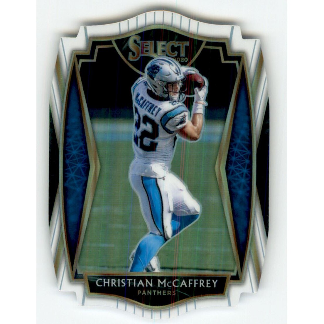2020 Select Prizm White Die Cut #106 Christian McCaffrey