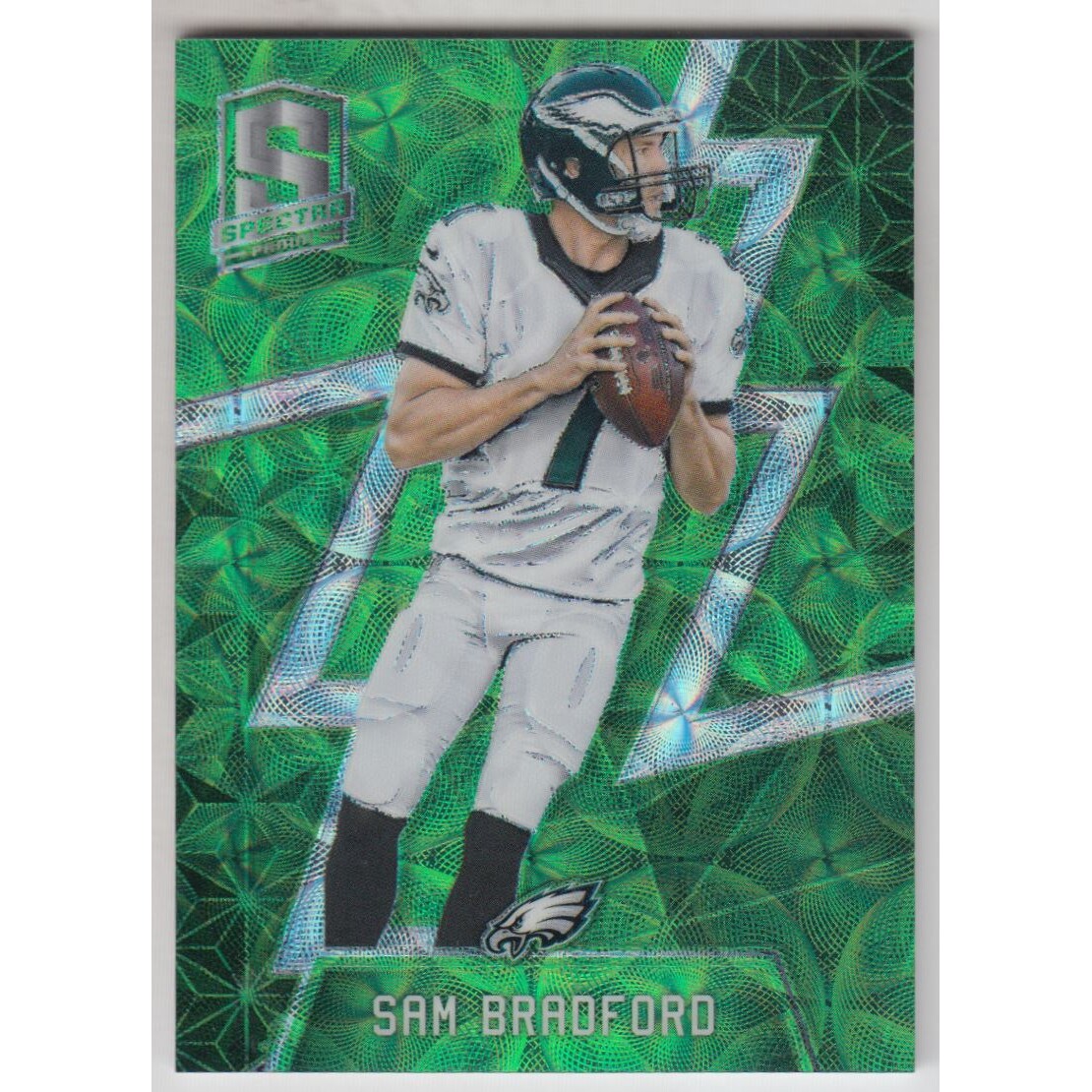 2016 Panini Spectra Neon Green #29 Sam Bradford. rookie card picture