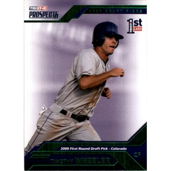 2009 TRISTAR Prospects Plus Green #26 Timothy Wheeler