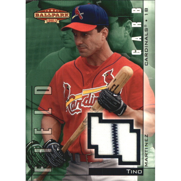 2002 Upper Deck Ballpark Idols Field Garb Jerseys #TM Tino Martinez. rookie card picture