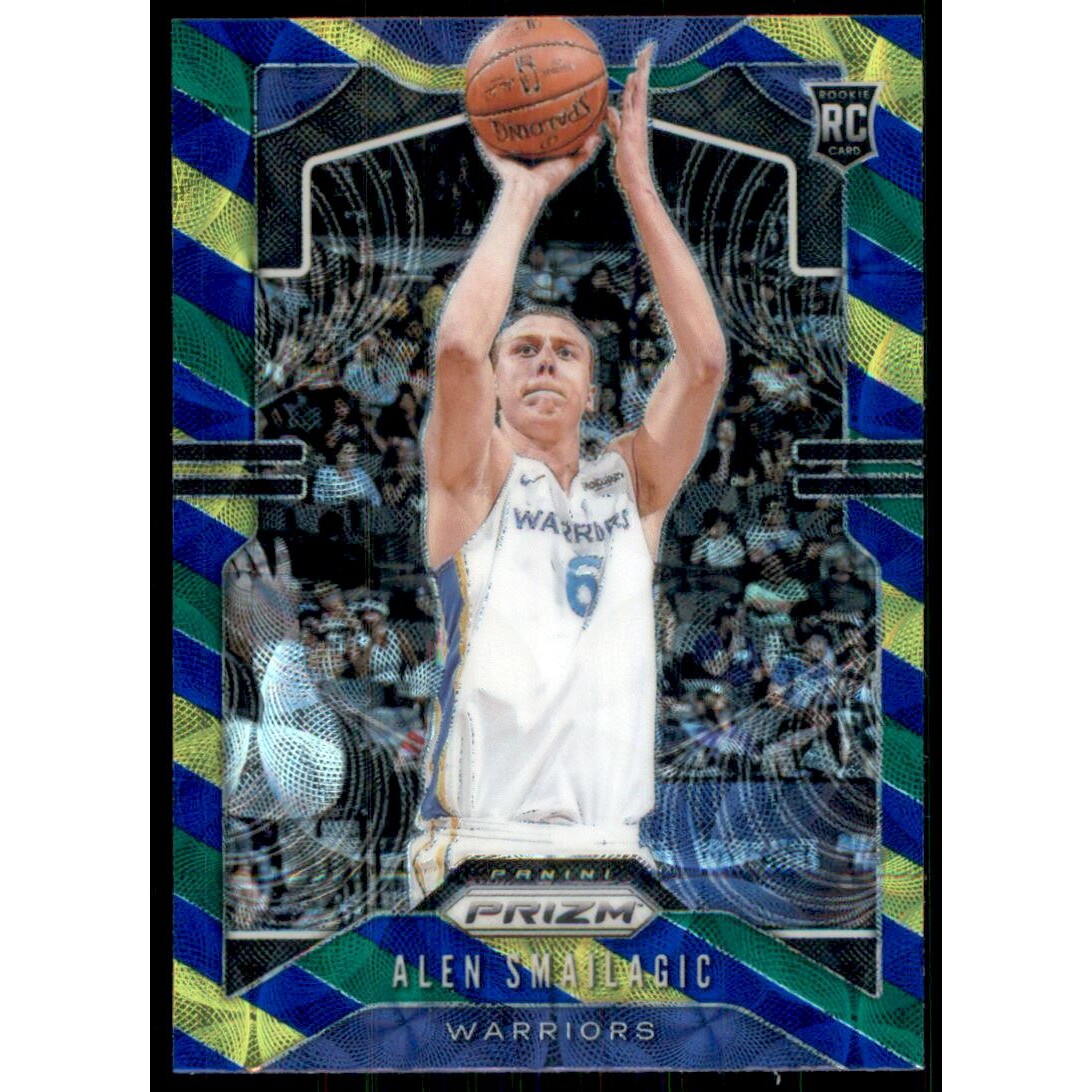 2019-20 Panini Prizm Prizms Choice Blue Yellow and Green #299 Alen Smailagic 2019-20 Panini Prizm Prizms Choice Blue Yellow and Green #299 Alen Smailagic