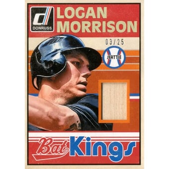 2014 Donruss Bat Kings Studio Series #13 Logan Morrison