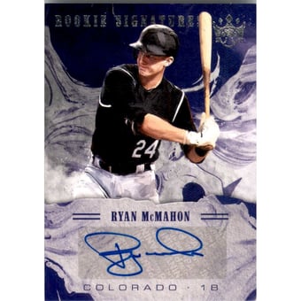 2018 Diamond Kings DK Rookie Signatures #15 Ryan McMahon