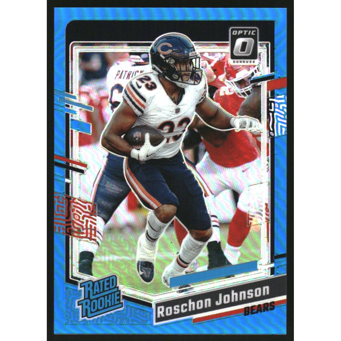 2023 Donruss Optic Aqua #217 Roschon Johnson RR