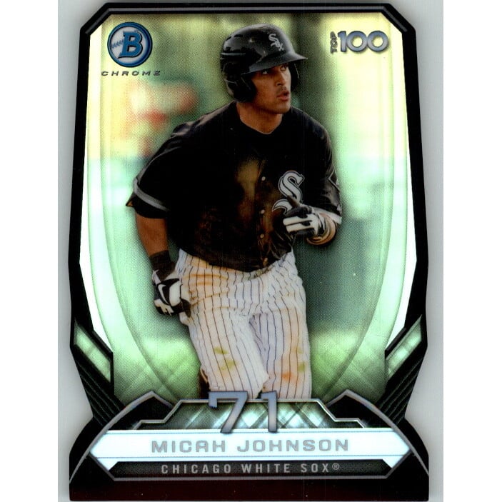 2014 Bowman Chrome Top 100 Prospects Die Cut Refractors #BTP71 Micah Johnson