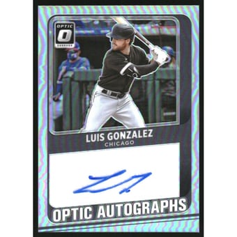 2021 Donruss Optic Autographs Holo #3 Luis Gonzalez