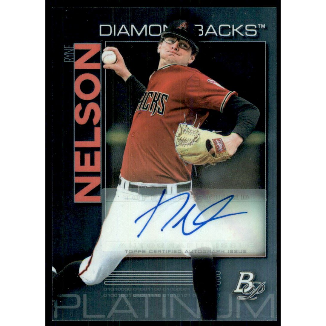 2020 Bowman Platinum Top Prospect Autographs #TOP48 Ryne Nelson