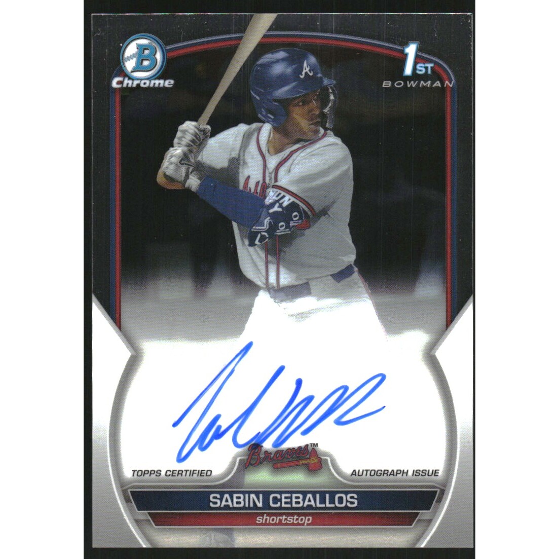 2023 Bowman Chrome Draft Autographs #CDASC Sabin Ceballos