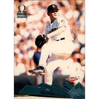 2000 Pacific Omega Platinum Blue #136 Kazuhiro Sasaki