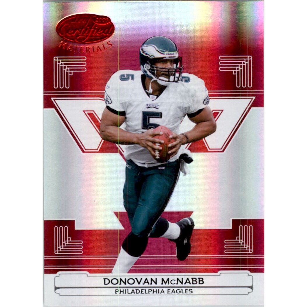 2006 Leaf Certified Materials Mirror Red #109 Donovan McNabb 2006 Leaf Certified Materials Mirror Red #109 Donovan McNabb