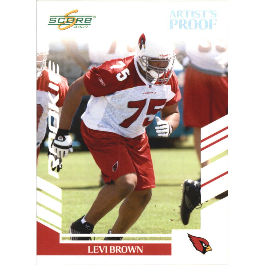2007 Score Artist's Proof #347 Levi Brown