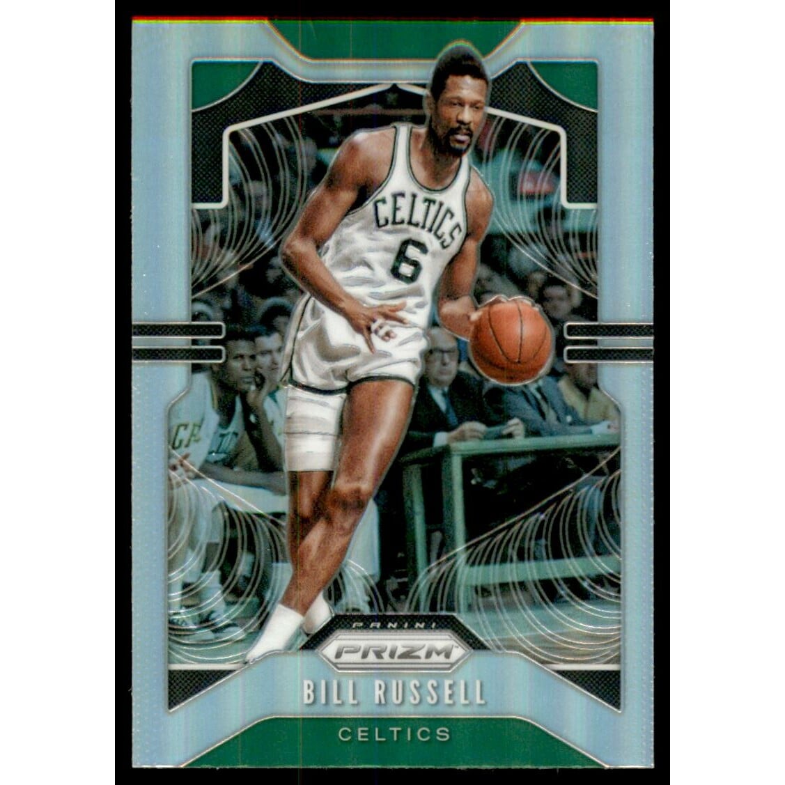2019-20 Panini Prizm Prizms Silver #21 Bill Russell. rookie card picture