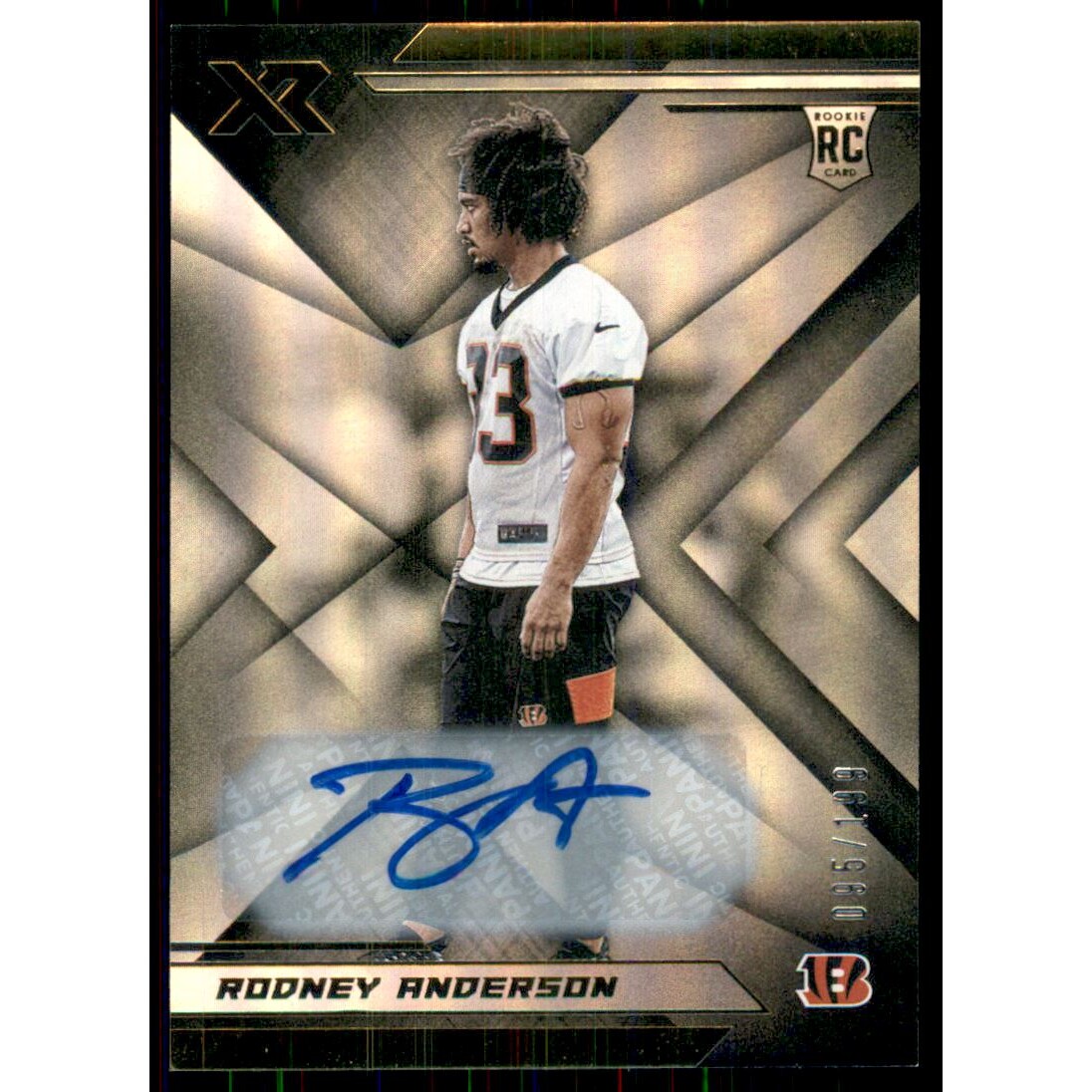 2019 Panini XR Autographs #162 Rodney Anderson/199