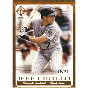 2001 Private Stock Gold Portraits #38 Jeff Cirillo