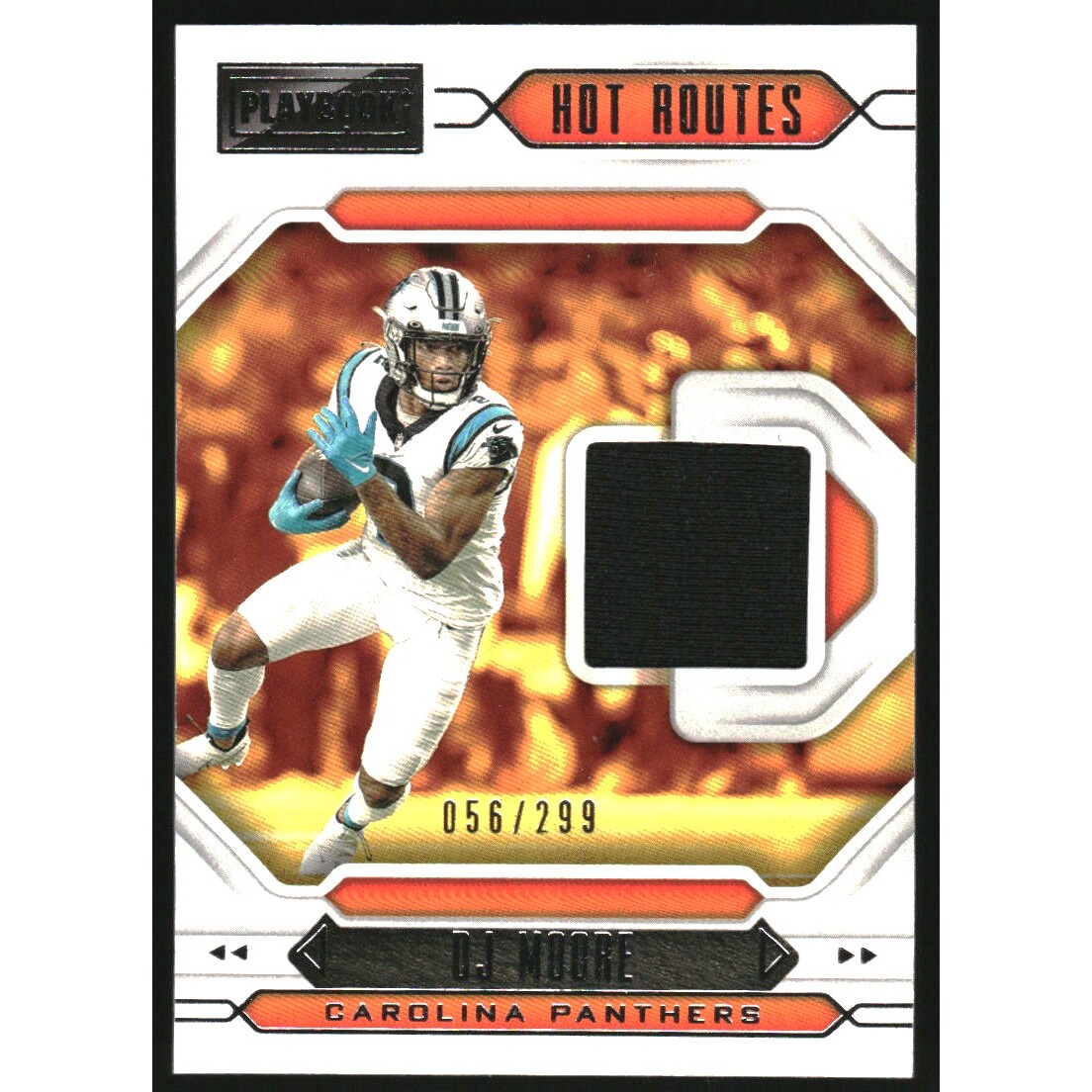 2021 Panini Playbook Hot Routes Jerseys #5 D.J. Moore 2021 Panini Playbook Hot Routes Jerseys #5 D.J. Moore
