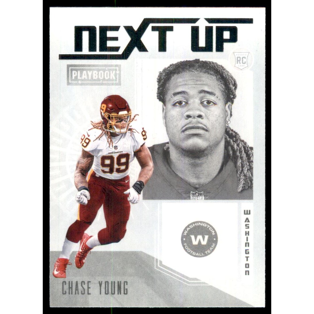 2020 Panini Playbook Next Up #15 Chase Young