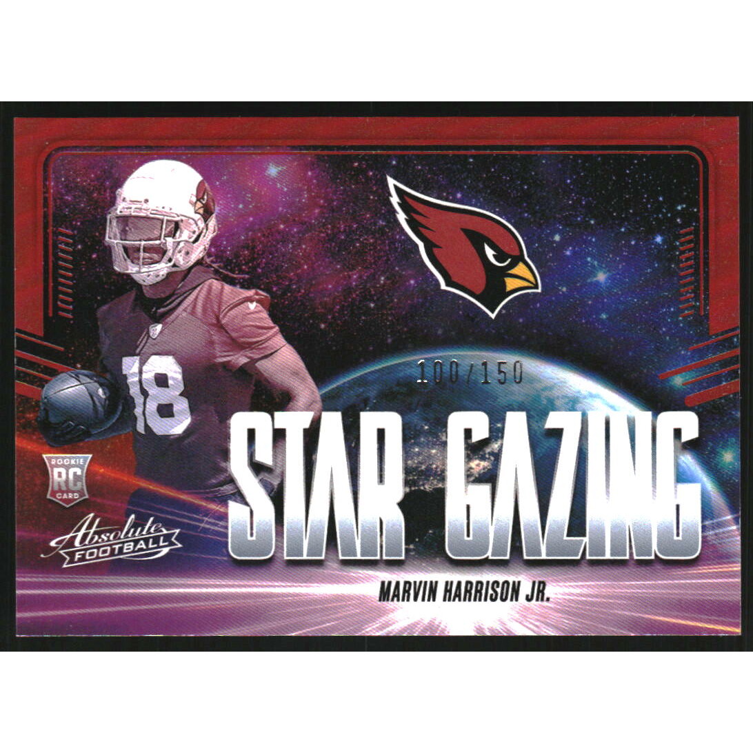 2024 Absolute Star Gazing Spectrum Red #20 Marvin Harrison Jr.
