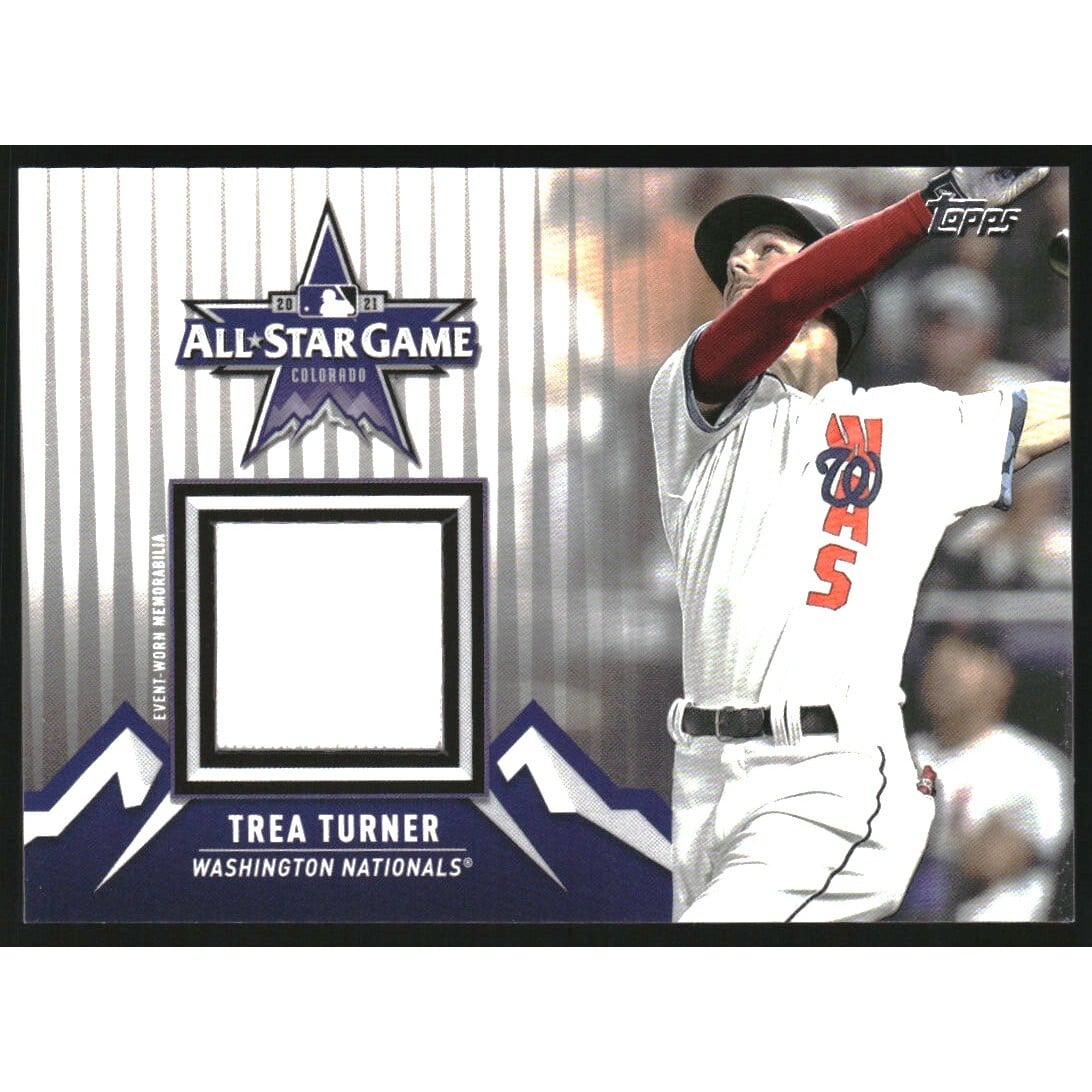 2021 Topps Update All-Star Stitches Relics #ASSCTT Trea Turner