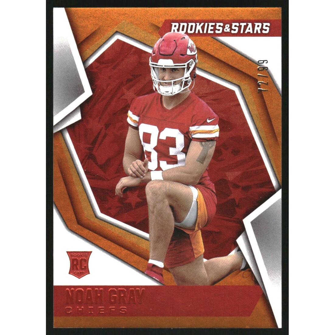 2021 Rookies and Stars Orange #188 Noah Gray