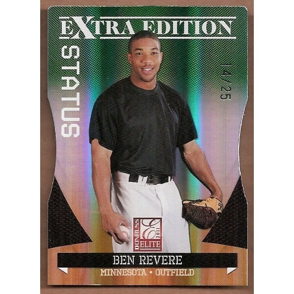 2011 Donruss Elite Extra Edition Status Emerald #19 Ben Revere. rookie card picture