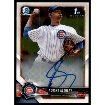 2018 Bowman Chrome Prospect Autographs #CPAAA Adbert Alzolay