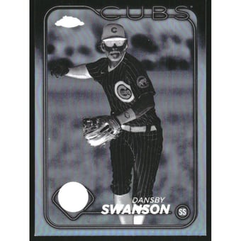 2024 Topps Chrome Negative Refractors #231 Dansby Swanson