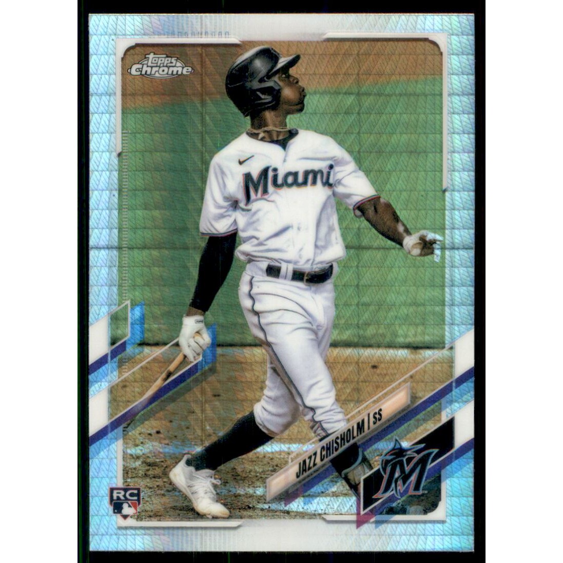 2021 Topps Chrome Prism Refractors #144 Jazz Chisholm