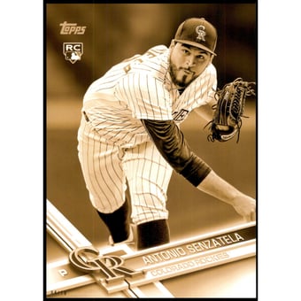 2017 Topps Update 5x7 Clear Gold #US127 Antonio Senzatela