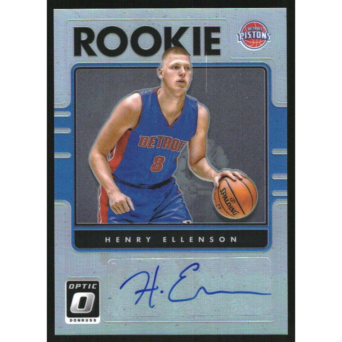 2016-17 Donruss Optic Rookie Signatures Holo #34 Henry Ellenson