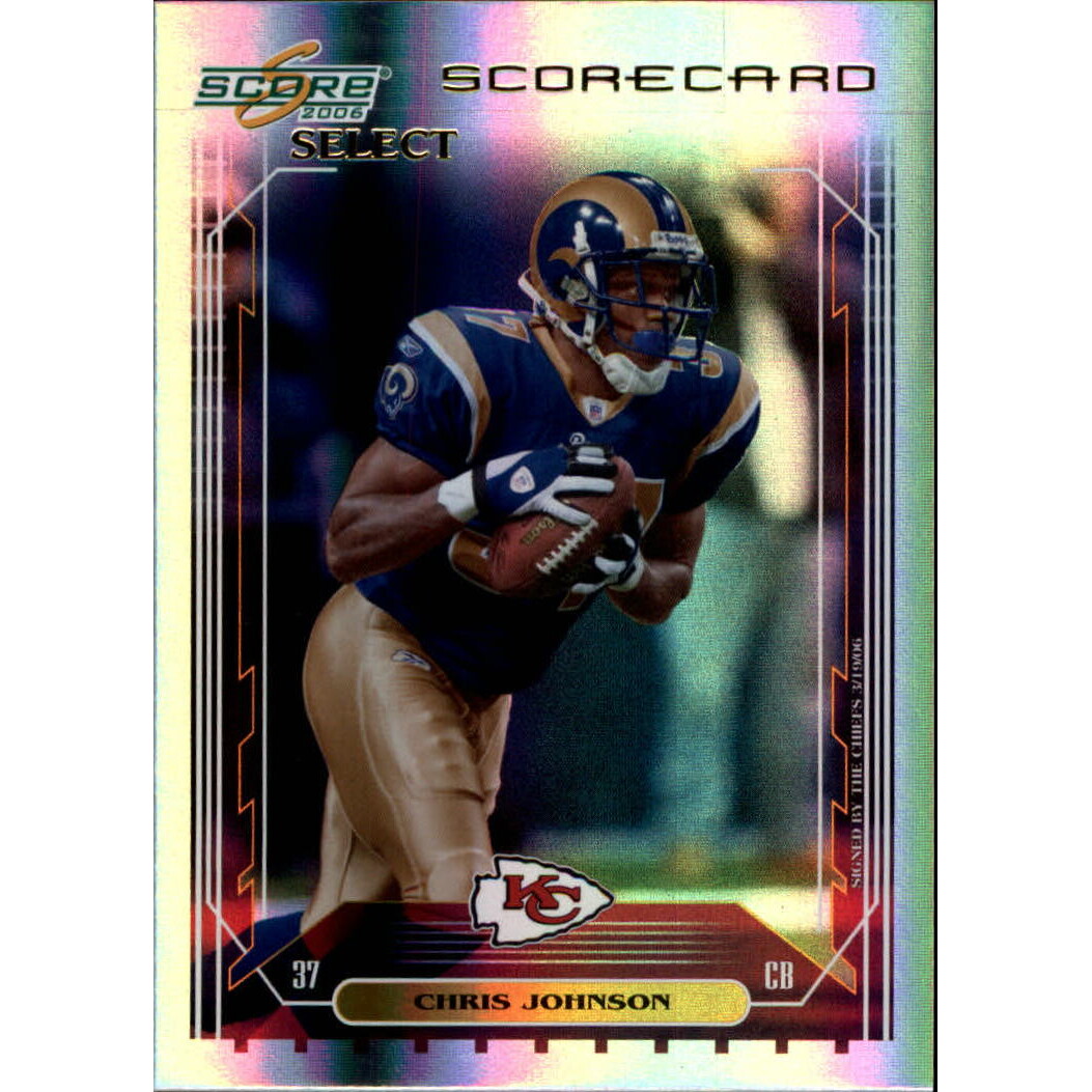2006 Select Scorecard #324 Chris Johnson