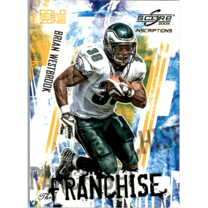 2009 Score Inscriptions Franchise Gold Zone #7 Brian Westbrook