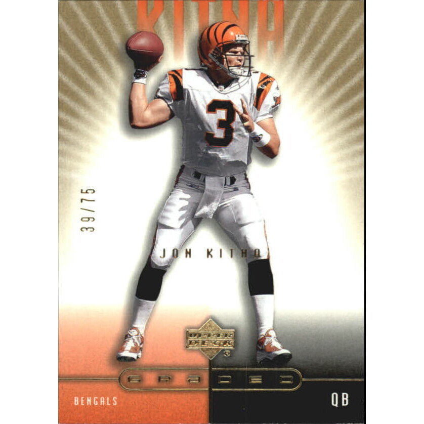 2002 UD Graded Gold #19 Jon Kitna