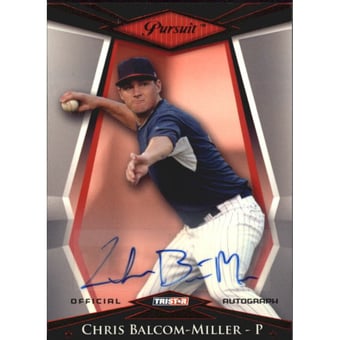 2011 TRISTAR Pursuit Autographs Red #69 Chris Balcom-Miller