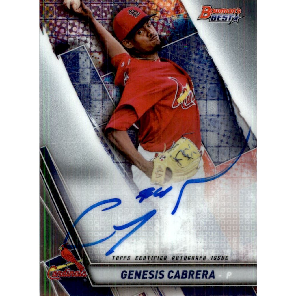 2019 Bowman's Best Best of '19 Autographs #B19GC Genesis Cabrera