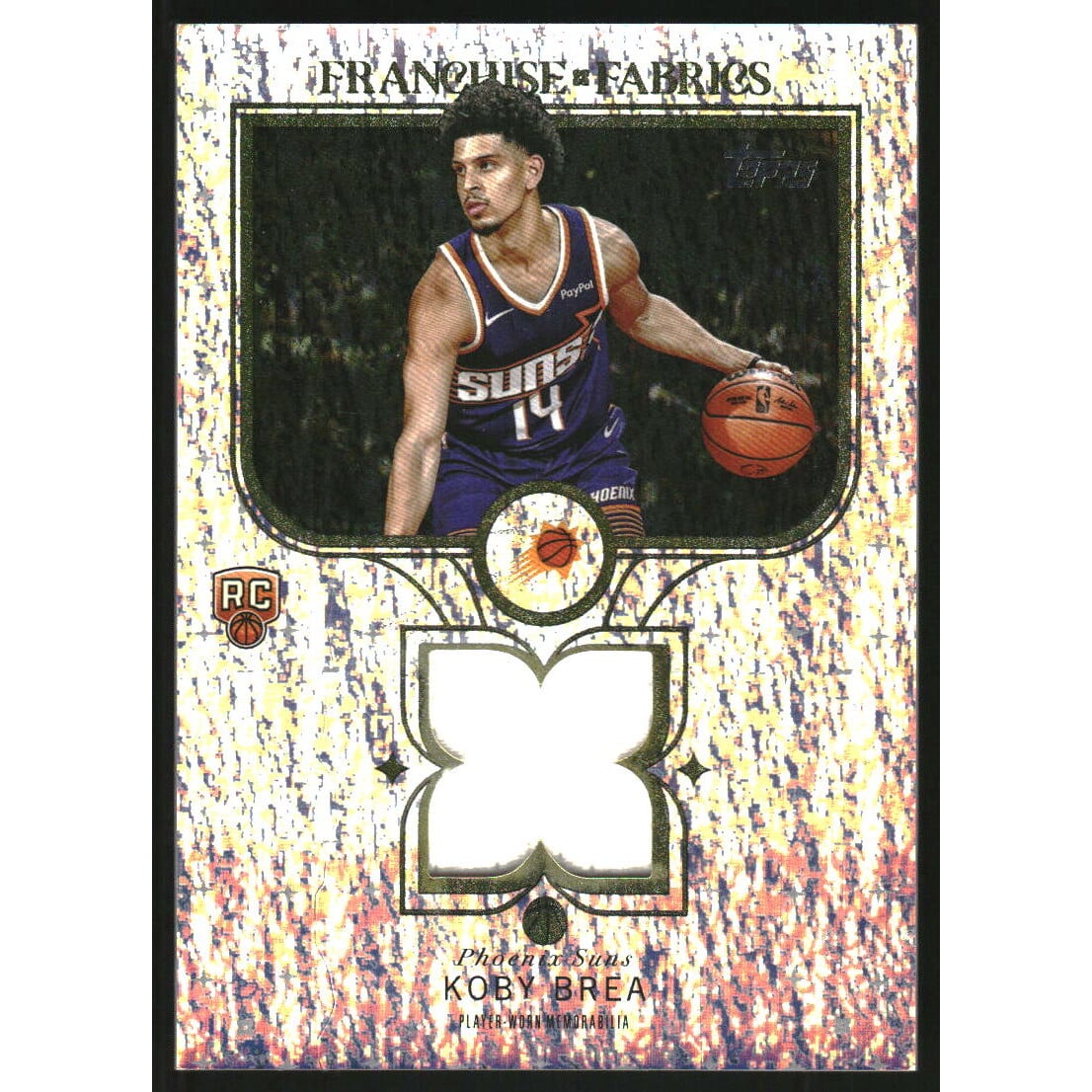 2025-26 Topps Franchise Fabrics Holo Foil #FFKB Koby Brea
