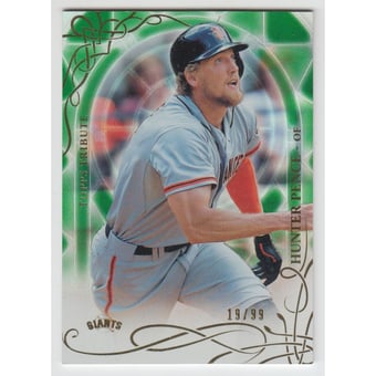 2015 Topps Tribute Green #87 Hunter Pence