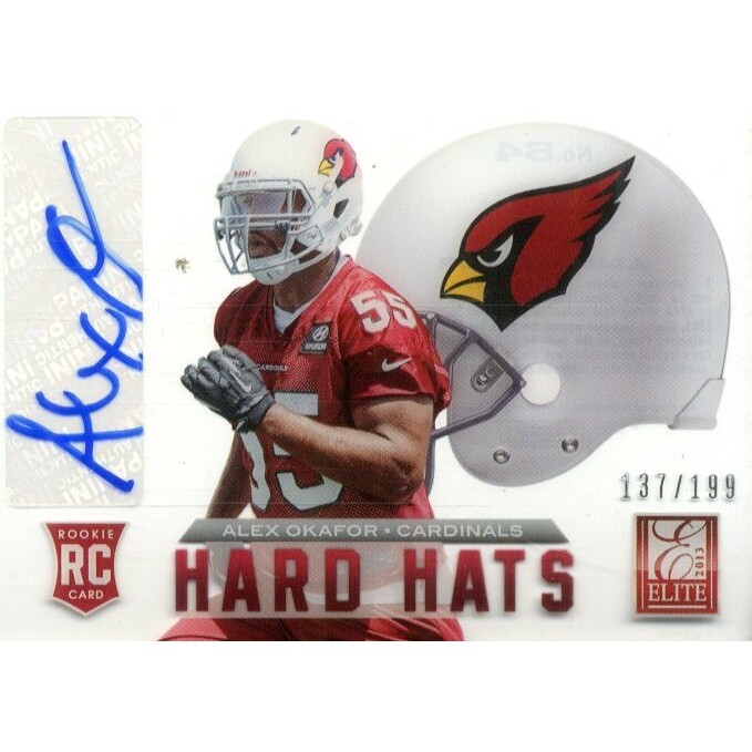 2013 Elite Rookie Hard Hats Autographs #54 Alex Okafor/199