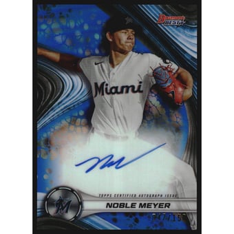 2024 Bowman's Best Best of '24 Autographs Blue Refractors #B24NM Noble Meyer