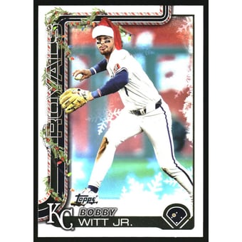 2025 Topps Holiday Short Prints #H100 Bobby Witt Jr.