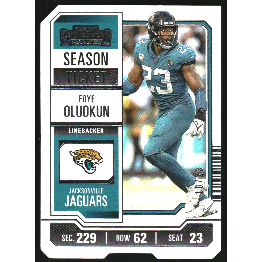 2023 Panini Contenders Stub #46 Foye Oluokun/23