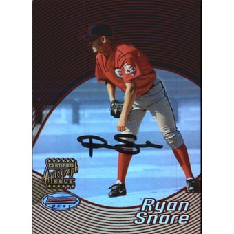 2002 Bowman's Best Red #138 Ryan Snare AU