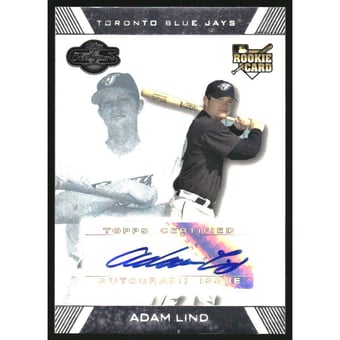 2007 Topps Co-Signers Blue #116 Adam Lind AU