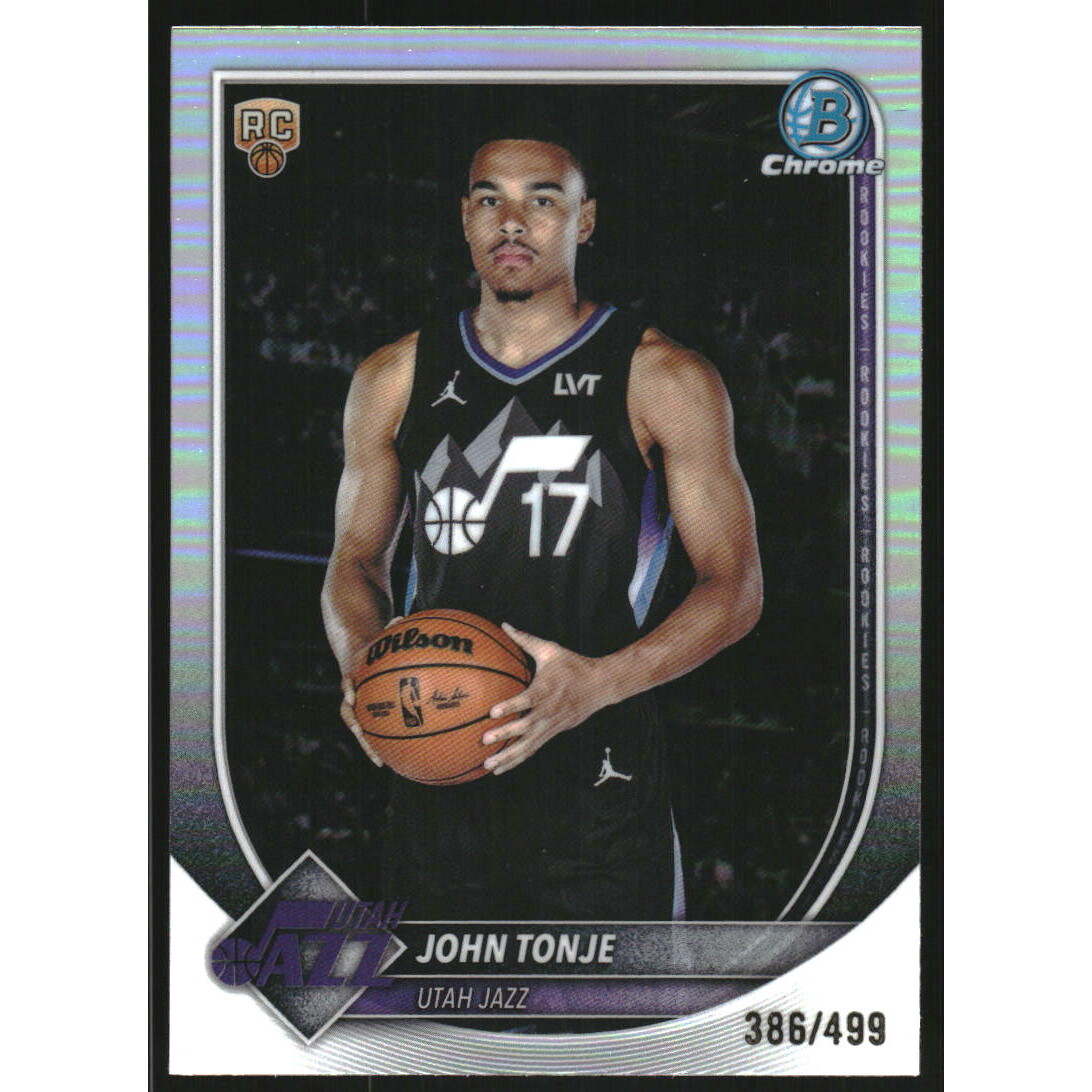 2025-26 Bowman Chrome Refractors #BCV49 John Tonje